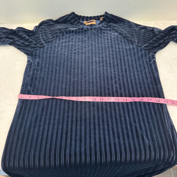 Scotch & Soda Stripe velvet midi dress size M - Picture 12 of 14